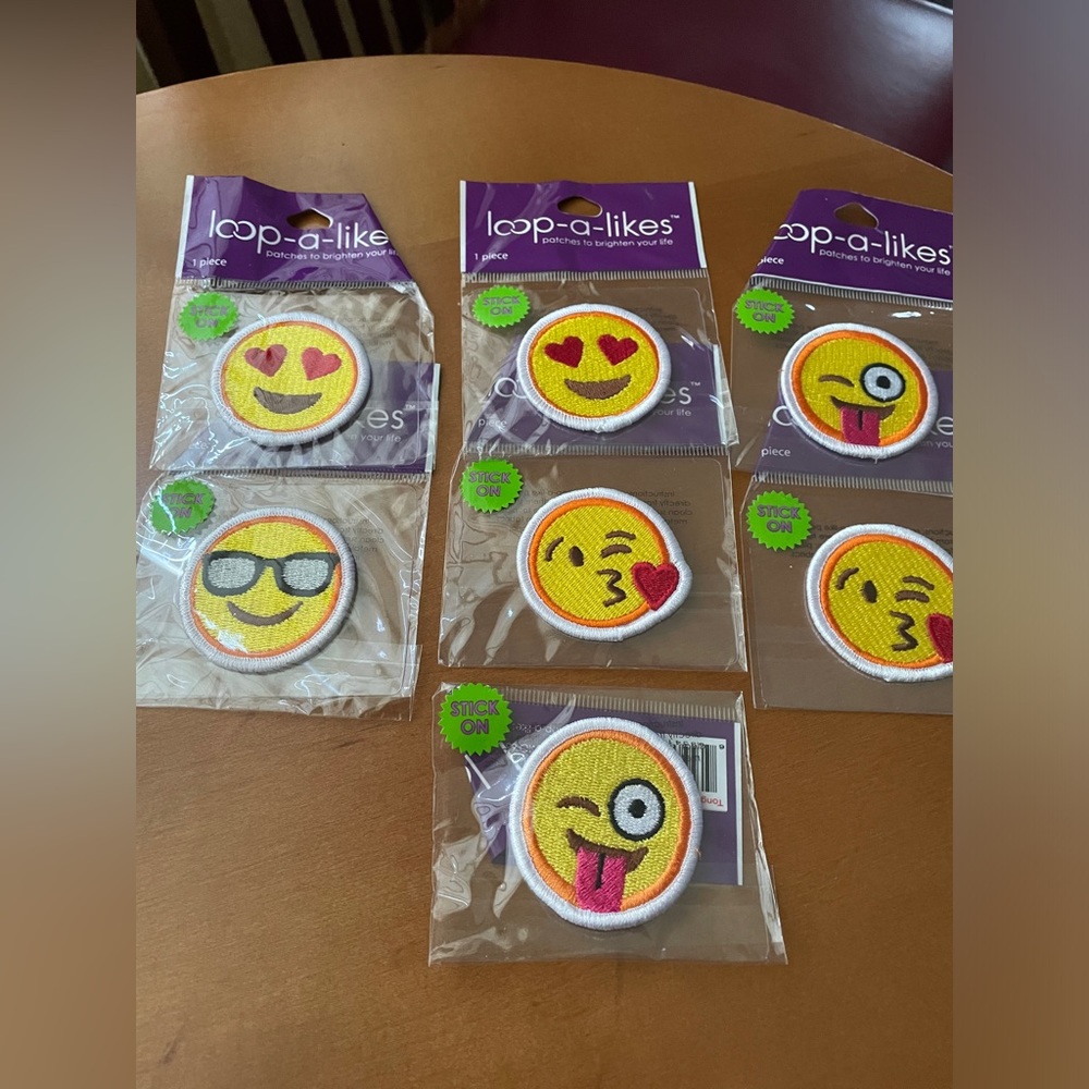 Emoji loop-a-likes Stick-On Patches